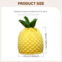 myaddiction Y2K Beanie for Women Costume Accessories Pineapple Hat Multicolour image 2