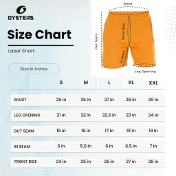 oysters Laser Cut Men's Running Shorts with Zip Pockets image 5