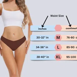 tom & gee Womens Seamless Thong Panty, Pack of 5, Multicolors image 4