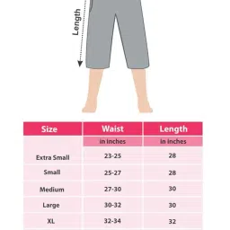 fflirtygo Women's Cotton Plain Calf Length Capri | Nightwear Capri | 3/4th Solid Pyjama Pant | Casual wear & Lounge Wear Capri Combo (Pack of 3) image 4