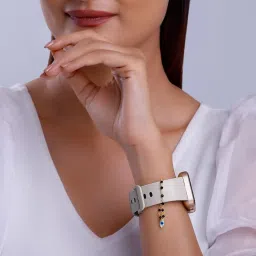 giva 925 Silver Golden Stylish Evil Eye Watch Charm,Adjustable | Gifts for Women and Girls | With Certificate of Authenticity and 925 Stamp | 6 Months Warranty image 1