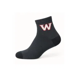 we-we Athletic Ankle Socks, Cotton Blend, Unisex, Moisture Wicking, 3 Pairs image 1