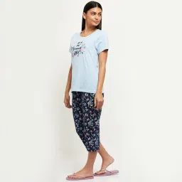 max Cotton Women Relaxed Night Suit image 2