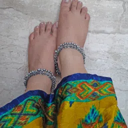 Fuschianet Foot Kada Payal/Anklet/Pajeb/Payjeb/Painjan/Nazariya/Anklet Bracelet/Pattilu for Women and Girls image 3