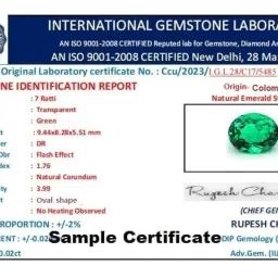 gallery millennium The Millennium Gallery Zambian Panna Stone Original Certified Classic Collection Of Emerald 5.5 Carat Oval Shape Budh Rashi Ratan Real Pachu Gemstone Hara Pathar For Wearing जाम्बिया एमराल्ड स्टोन image 5