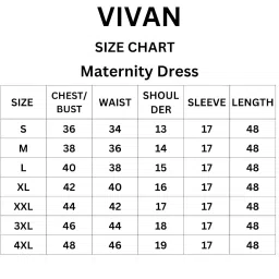 vivan enterprises Women's Pure Cotton Maternity Gown Dress | A-line Feeding Kurti | Red Kurtis for Women & Girls image 5