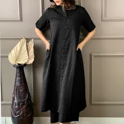 gehu garments Women cotton Co ord set for casual wear (katha) image 1