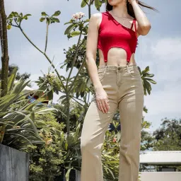 ragzo Relaxed Fit Jeans for Women || Women High Waist Jeans Pants || Flare Denim Jeans || Loose Fit Jeans for Women image 3