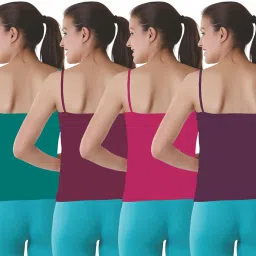 suruthi Women Cotton Camisole (Pack of 4) image 1