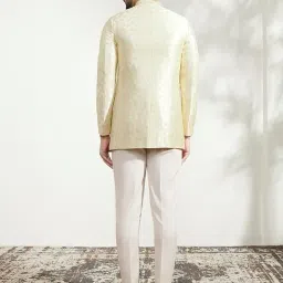 kisah Men's Jodhpuri Bandhgala, Multicolored Cotton Blend, Printed Regular Fit Mandarin Collar Long Sleeves image 3