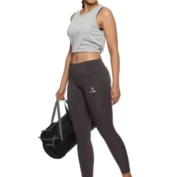 wildbrocket High Waist Ankle Length Slim Fit Gym Workout Tights Yoga Pants Leggings for Women image 4