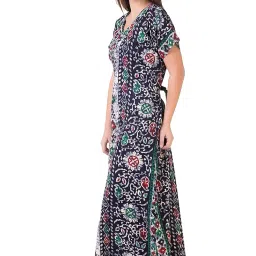 masha Women's Cotton Printed Maxi Night Gown image 2