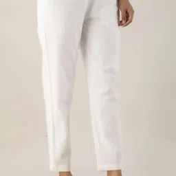 oxinexx Regular Fit Cotton Woman Trousers Pants Kurti Pant Casual Daily Formal Office Use image 2