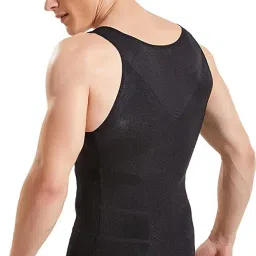 Supriya Men’s Slimming Body Shaper Vest Shirt Abs Abdomen Slim Stretchable Tummy Tucker Vest image 4