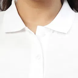 wear your opinion Womens Plus Size Polo Collar Neck T-Shirt Top image 2