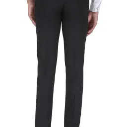 maleno Men's Black Formal Trousers for Men | Slim Fit Trousers for Men |Trousers for Office, Party image 1