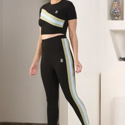 Zicada Women's Top & Bottom Set Gym Wear | Jogging Wear | Sports Running Suits For womens image 3