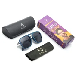 eyejack UV Protected & Polarized Square Sunglasses for Men & Women image 4