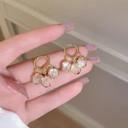 shining diva fashion Latest Stylish Crystal Earrings for Women and Girls (rrsd16138er) image 2