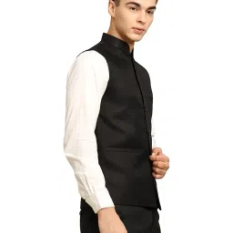 urban kanya Men’s Premium Stylish Sleeveless Regular Fit Waistcoat,Modi Jacket,Nehru Jacket Waistcoat image 1