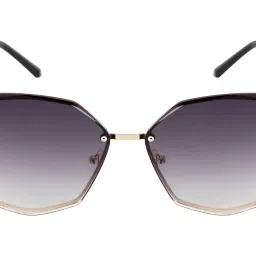 ted smith Women's UV Protection Metal Square Sunglasses image 2