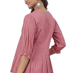 janasya Women's Cotton Solid Regular Top image 4