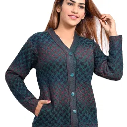 aarbee Women's Blended V-Neck Sweater image 2