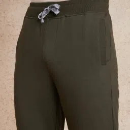 amazon brand - symbol Men's Cotton Rich Strechable Knit Terry Track Pants - Regular Fit image 3