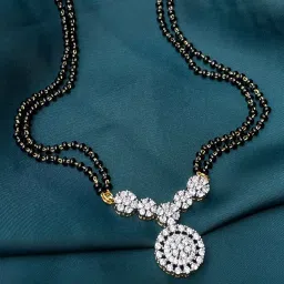 wynona Diamond mangalsutra for women 18 inch (D73) image 2