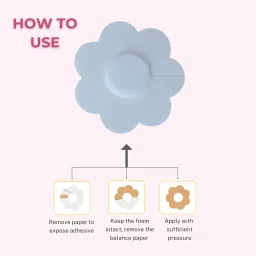 slickfix Self Adhesive Nipple Covers Disposable, Nipple Pasties, No Show Bra for Women, Nipple Shields, Breast Covers for Girls, Nipple Petals Disposable. image 3