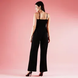 globus Women Sweetheart Neck Abjustable Strappy Shoulder Jumpsuit image 2