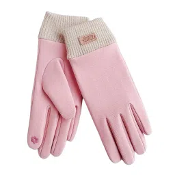 shopora Windproof Women Winter Touch Screens Gloves Cold Weather Running Pink | Womens Accessories | Gloves & Mittens image 5
