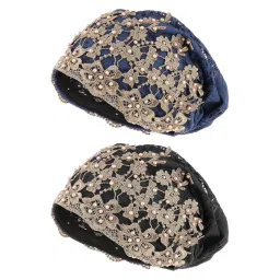 myaddiction 2X Women Beanie Floral Ladies Cancer Chemo Hat Headwrap Slouchy Cap Multicolour image 4