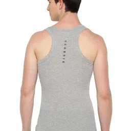 dollar bigboss Men's Solid Regular Fit Gym Vest image 3