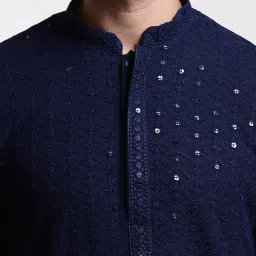 sojanya Men's Cotton Regular Fit Casual Kurta image 4