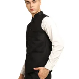 urban kanya Men’s Premium Stylish Sleeveless Regular Fit Waistcoat,Modi Jacket,Nehru Jacket Waistcoat image 2