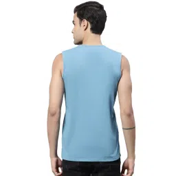 mack jonney Regular Fit Cotton Solid Gym Vest for Men-V_SL_ANTHRA_01-P image 1