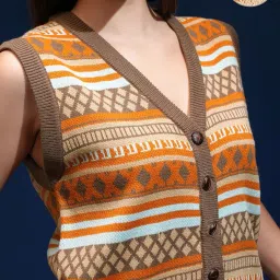 tokyo talkies Women's Acrylic TTSW000482 Sweater image 5