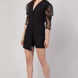 addicted attire Women's Jumpsuit – Elegant Crepe Fabric Jumpsuit for Effortless Style image 3