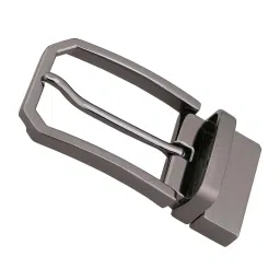 heavenglow Mens Belt Buckle Premium Heavy Duty Alloy Leather Craft Single Buckle Pewter image 3