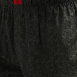 cantabil Men's Olive Regular Fit Printed Boxer (P_MBOX00032) image 5