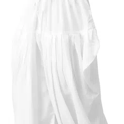 mehrang Loose Fit Rayon Dhoti Pant for Women Patiala Slawar Bottom Wear Harem Pants, Waist Free Size (26 Inch to 38 Inch) image 4