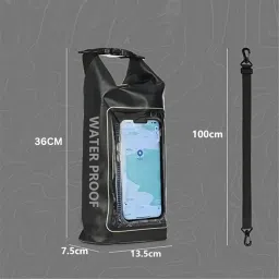 gnoly Water Sports Dry Bag – 2 Liter Capacity – Waterproof Mobile Pouch with Visible Screen – Durable Protection for Phones and Small Items (1 Pcs) image 1