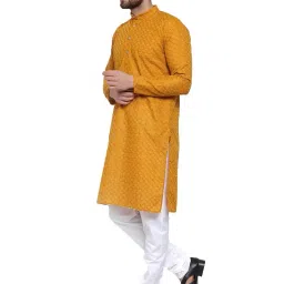 jompers Men's Chicken Cotton Kurta Pyjama Set image 2