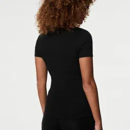 marks & spencer Women's Solid Regular Fit Fashion Vest image 5