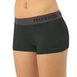 freecultr Women's Underwear Antibacterial Micromodal Airsoft | Boy Shorts | Sweat-Proof Lightweight & Non-Irritating Fabric Super Soft No Itch No Chafing Extra Comfort (Pack of 5) image 4