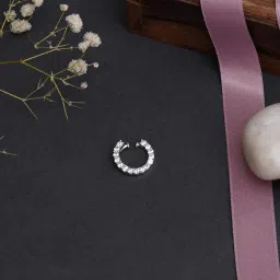 mali fionna Stylish AD Nose pin for Women & Girls image 1