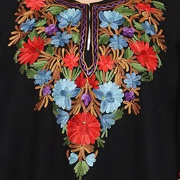 craftbazar Kashmiri Embroidered Cashmillon poncho image 3