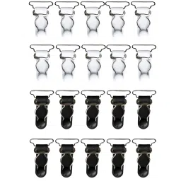 myaddiction 20 White Black Women Garter Belt Straps Grips Stockings Suspenders Clip 26mm image 3