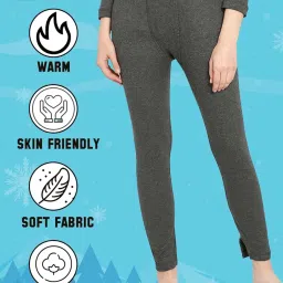 onn thermals ONN Women's Cotton Sleeveless UNeck Thermal Top/Bottom Set image 5